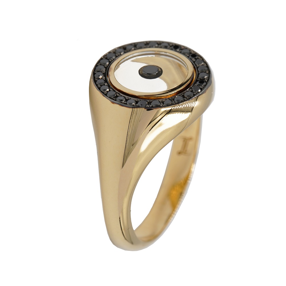 Χρυσό Δαχτυλίδι  με μπριγιάν RZ002
