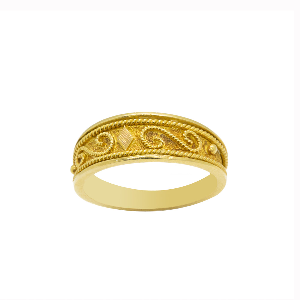 Χρυσό Βυζαντινό Δαχτυλίδι VINT061