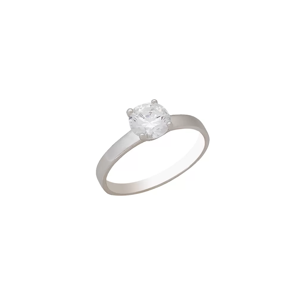 White Gold Engagement Ring LMP005
