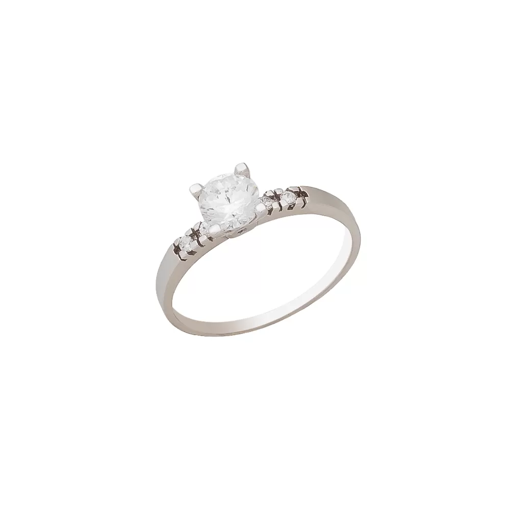 White Gold Engagement Ring MP040