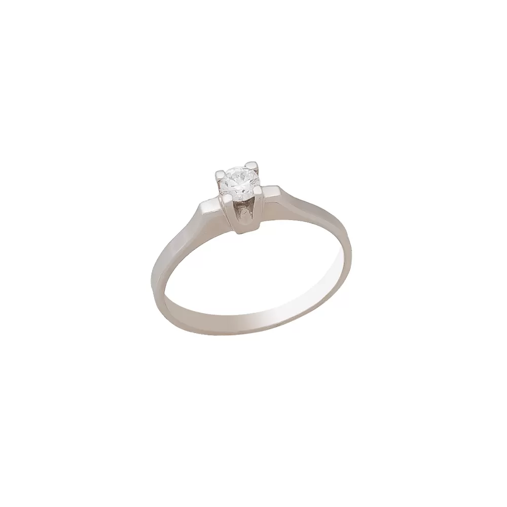 White Gold Engagement Ring MP071