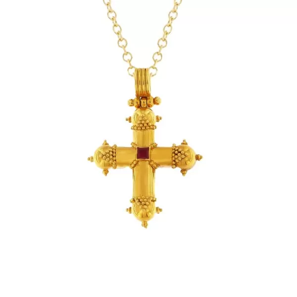 Χρυσός Βυζαντινός Σταυρός